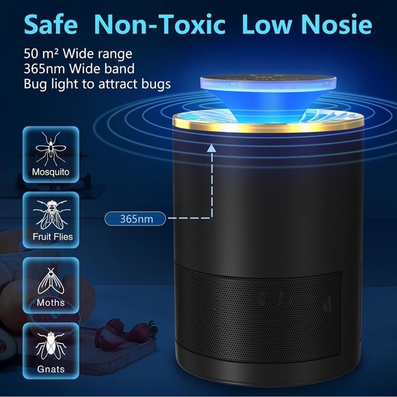 Fly Trap Indoor, Fruit Fly Traps for Indoors, Bug Zapper Indoor(074) - Picture 4 of 7